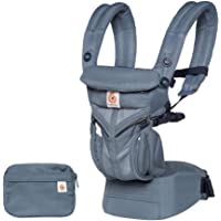 Ergobaby Mochila Portabebé Ergonómica Omni 360 Cool Air Mesh Oxford Azul- 4-Posiciones de Porteo